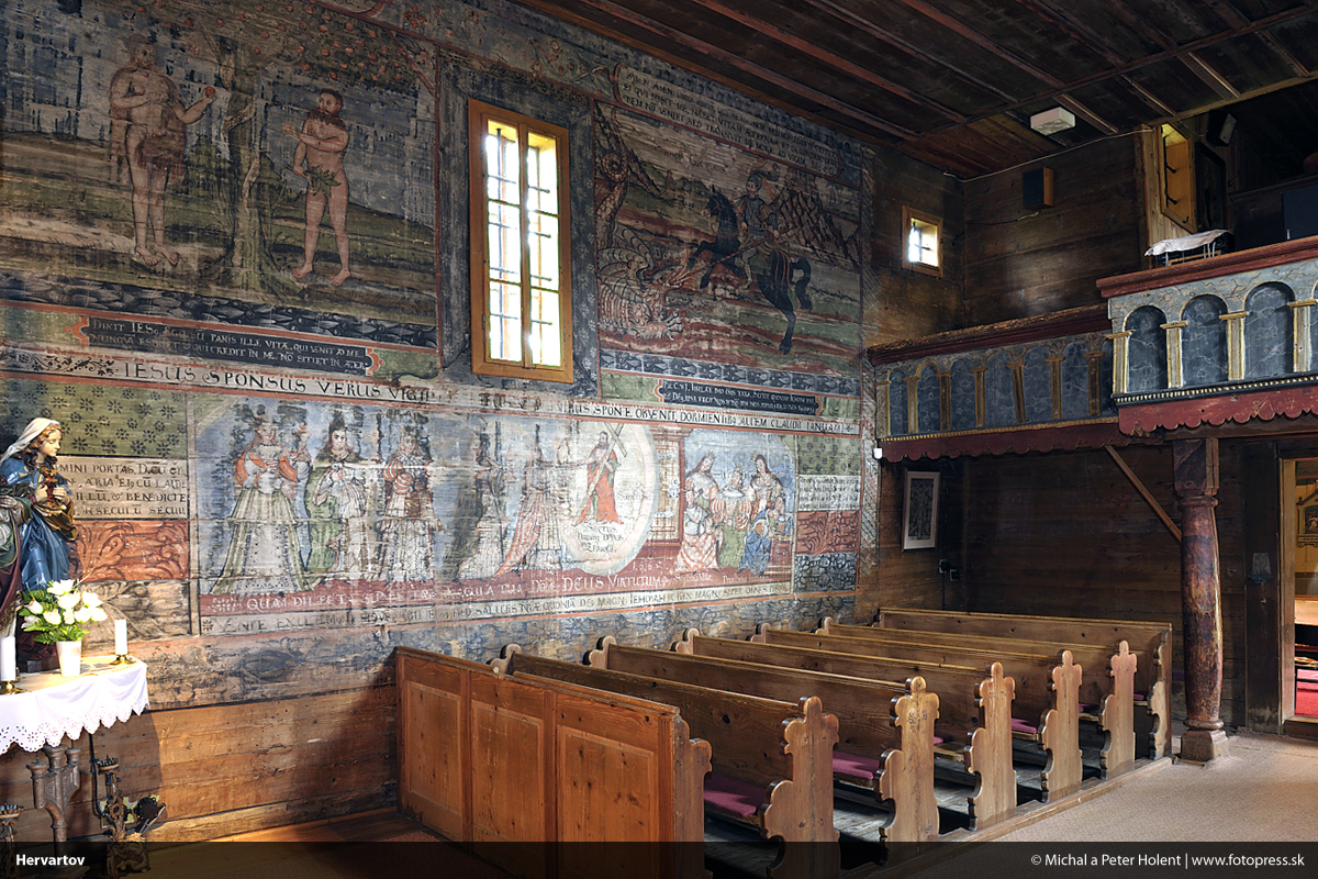 Image result for Church of Saint-Francis Assisi, Hervartov interior